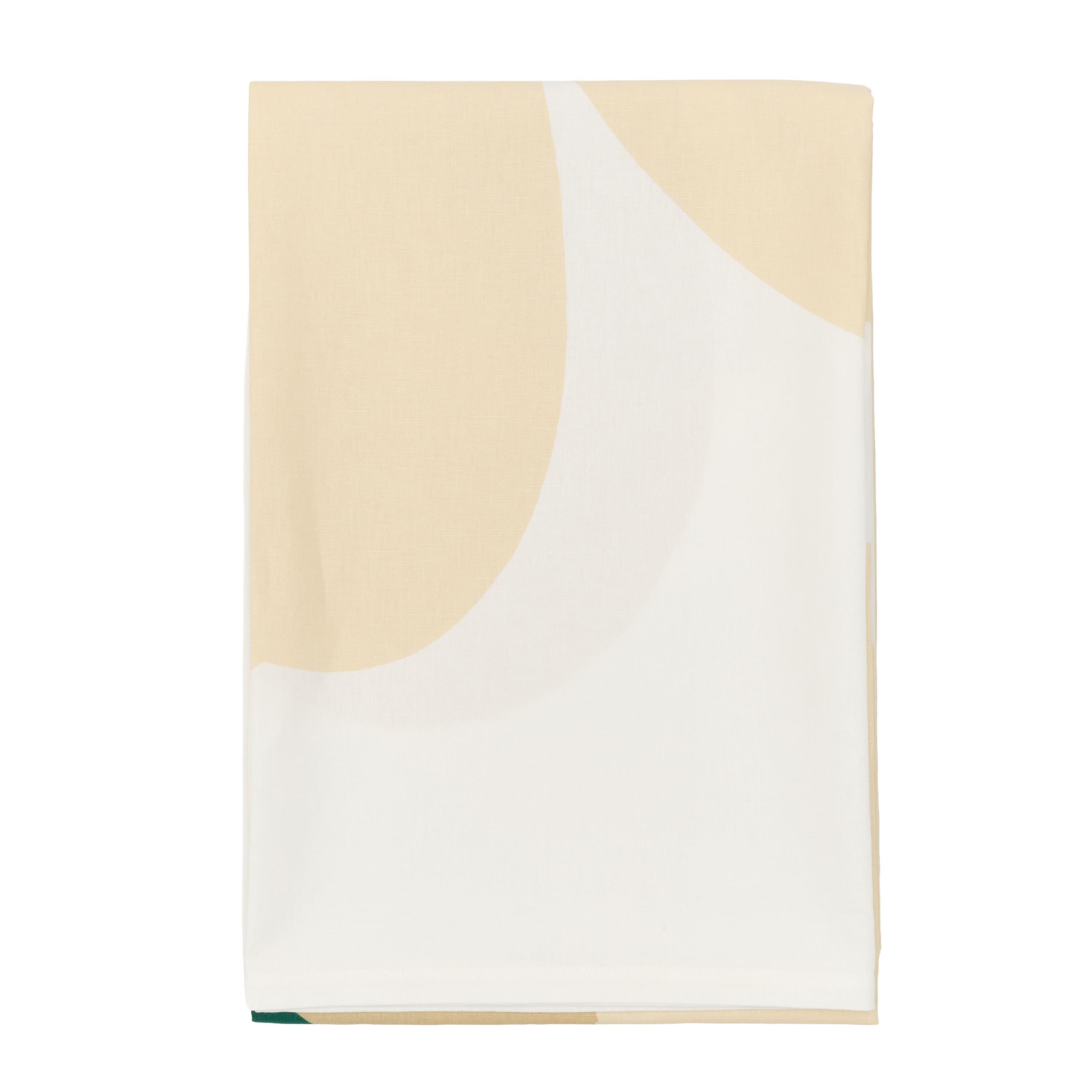 Anniversary Unikko Tablecloth White/Hay/Sand/Emerald 135x250