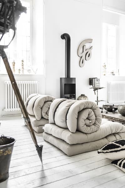 Buckle-Up Lounge-Matratze Petrolblau