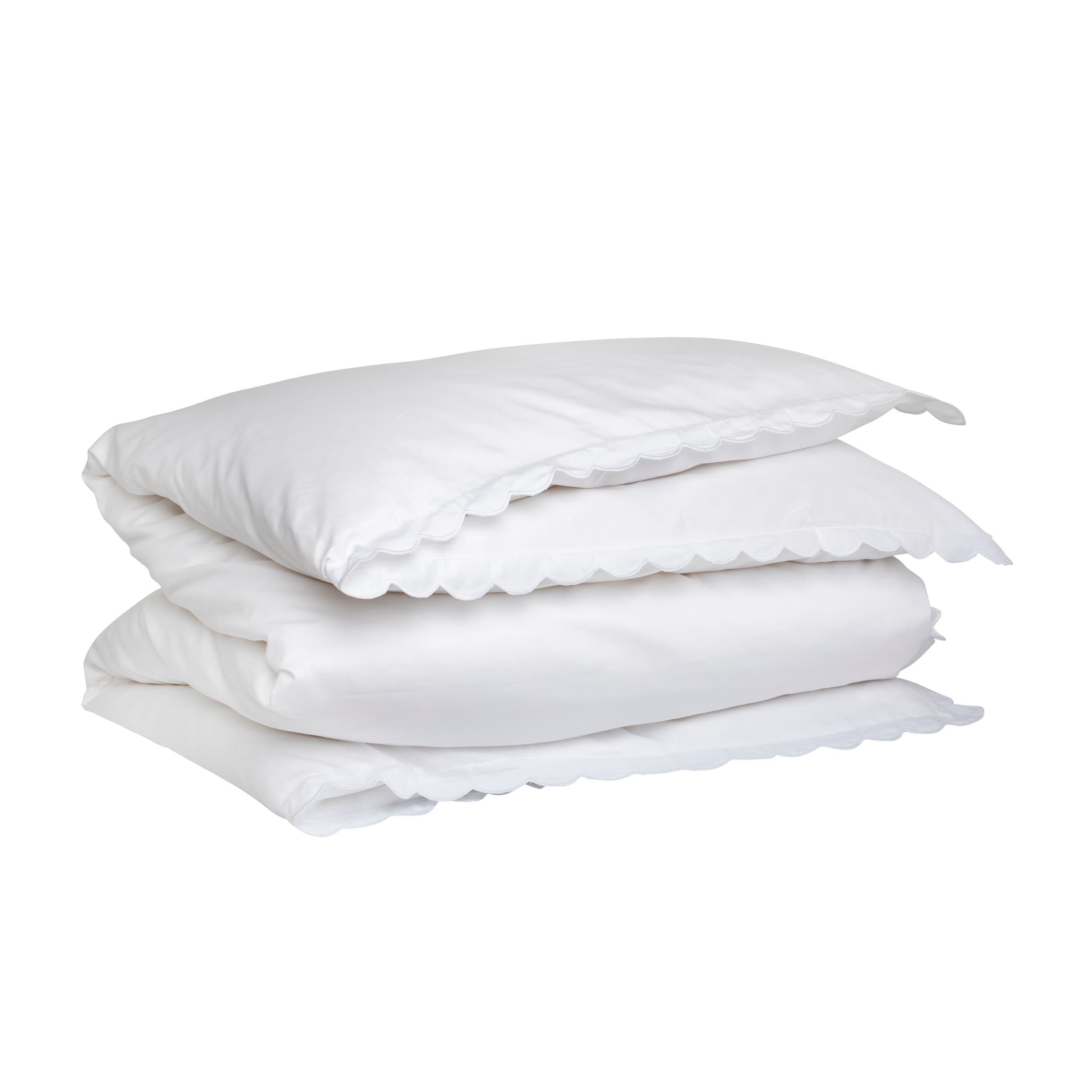 Isola Bettbezug Satin Weiß 220x220