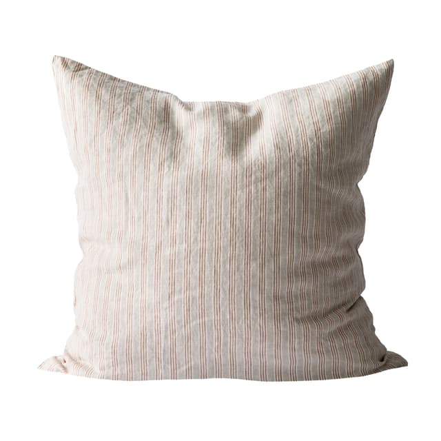 Linen Hazelnut Stripe 65x65
