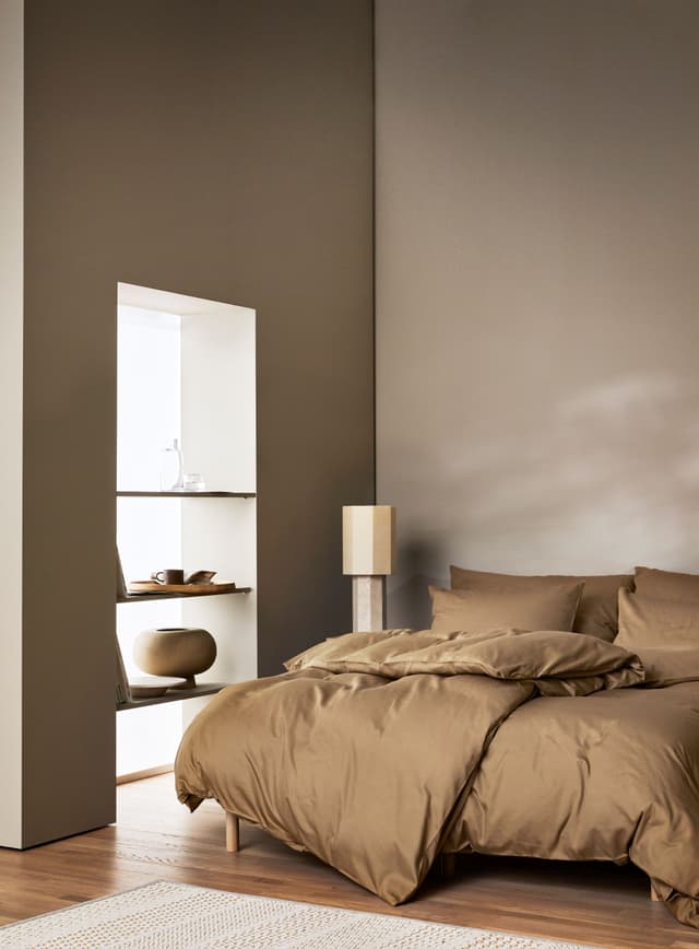 Harmoni Bettbezug-Set Gold Beige 150x210 / 50x60