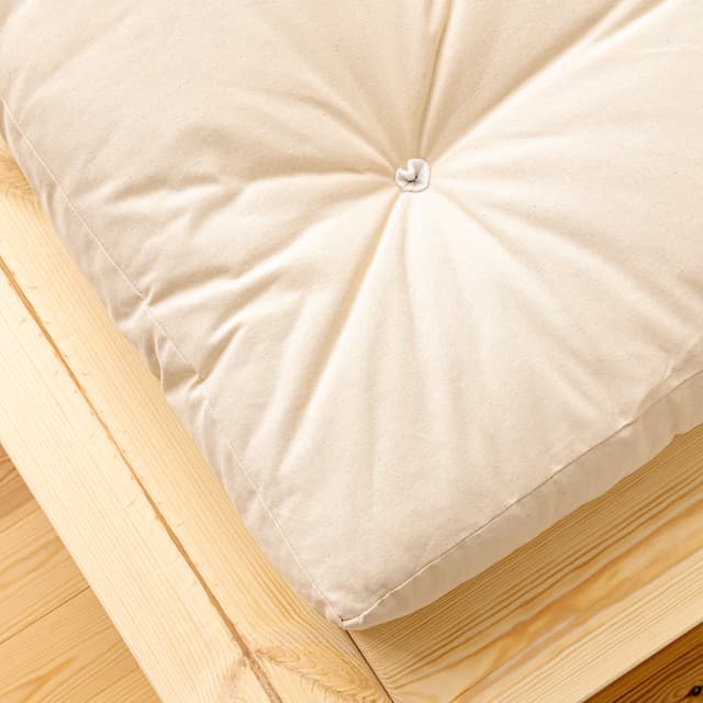 Basic Futon Mattress Natural 120cm