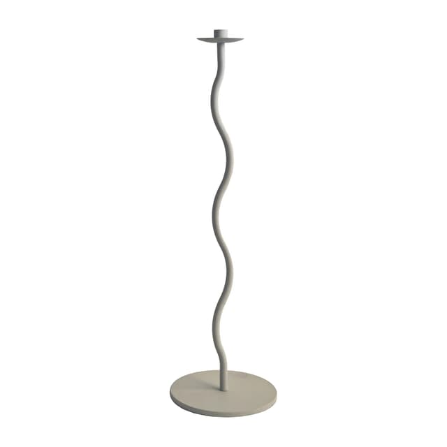 Curved Floor Candlestick Sand 75cm