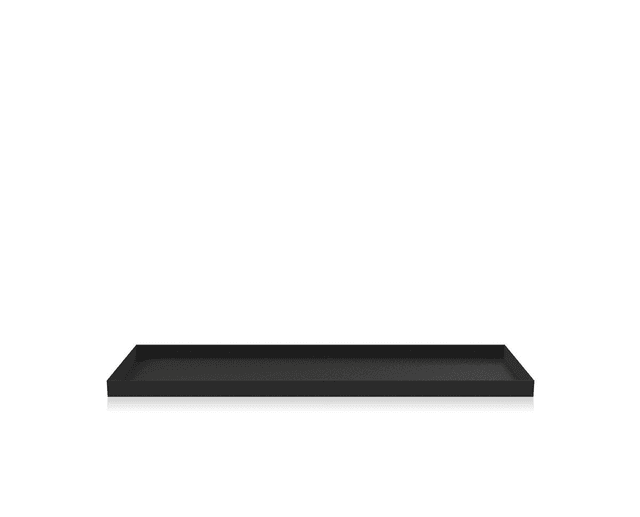 Tray Tablett Schwarz 50 cm