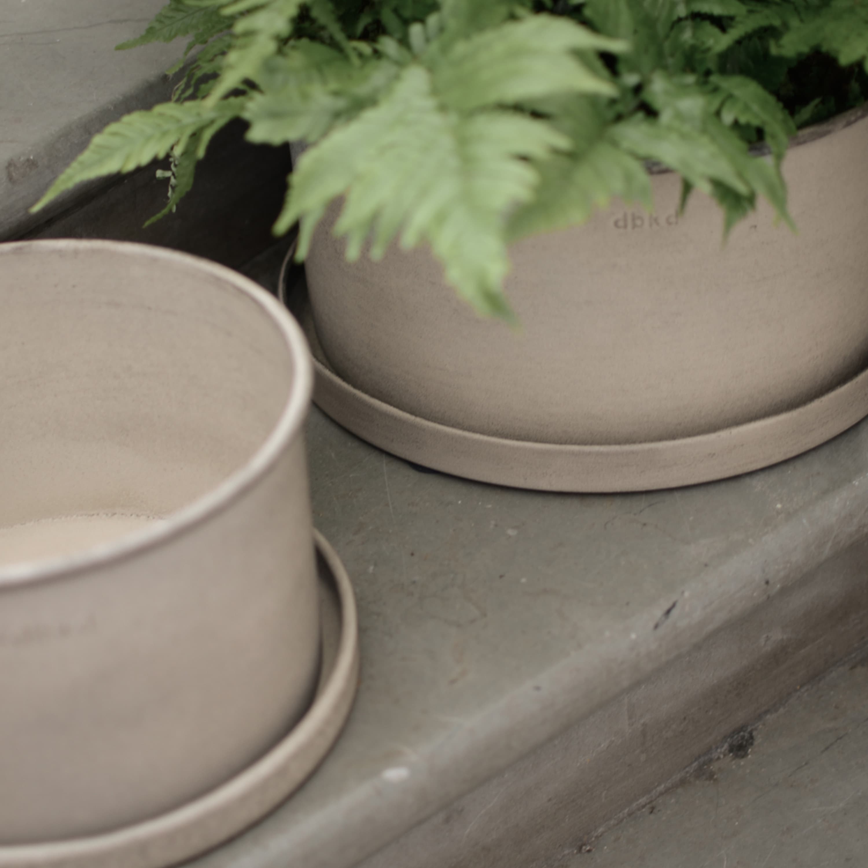 Plant Bowl Topf Beige 2-pack