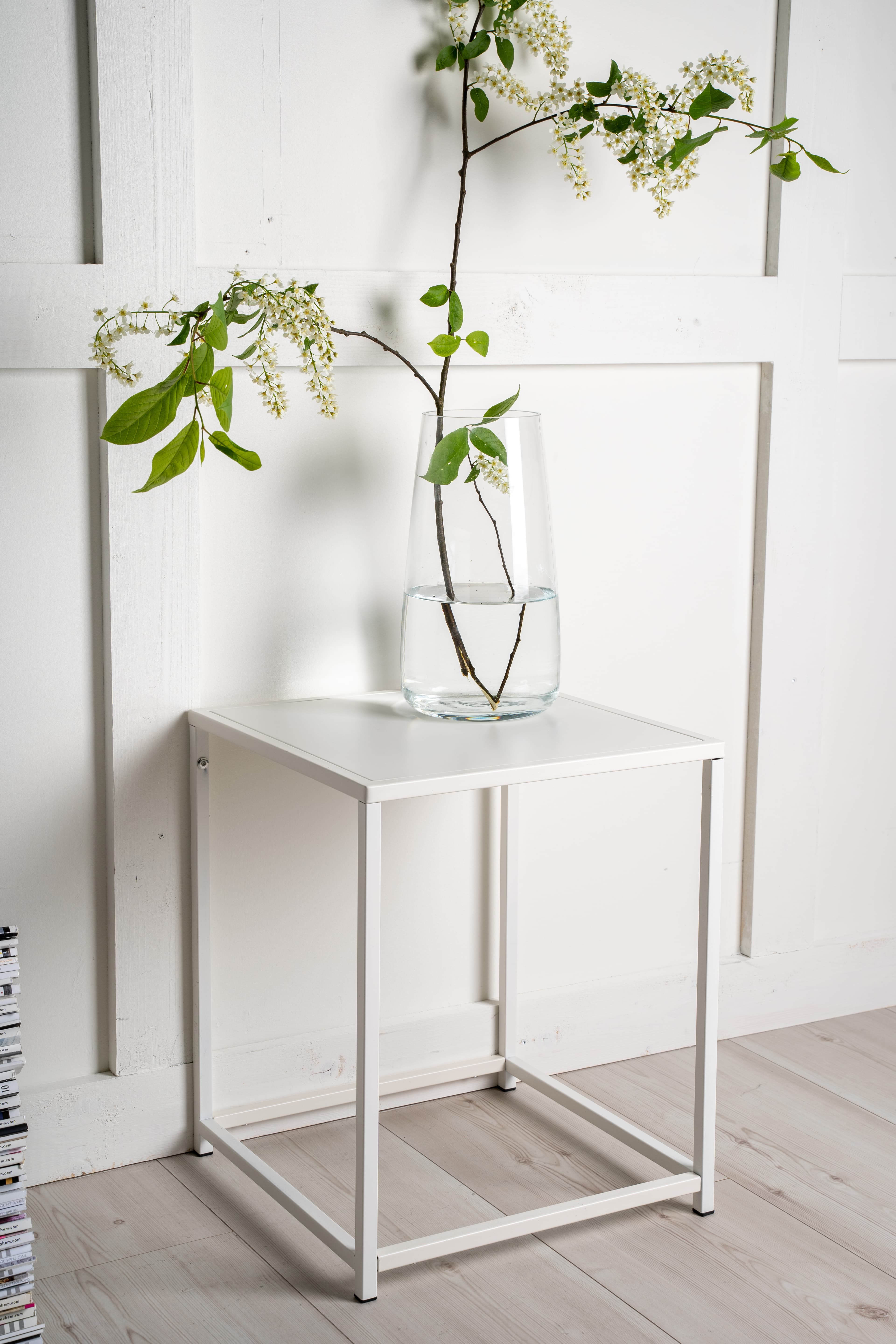 Staal Beistelltisch Weiß 46cm