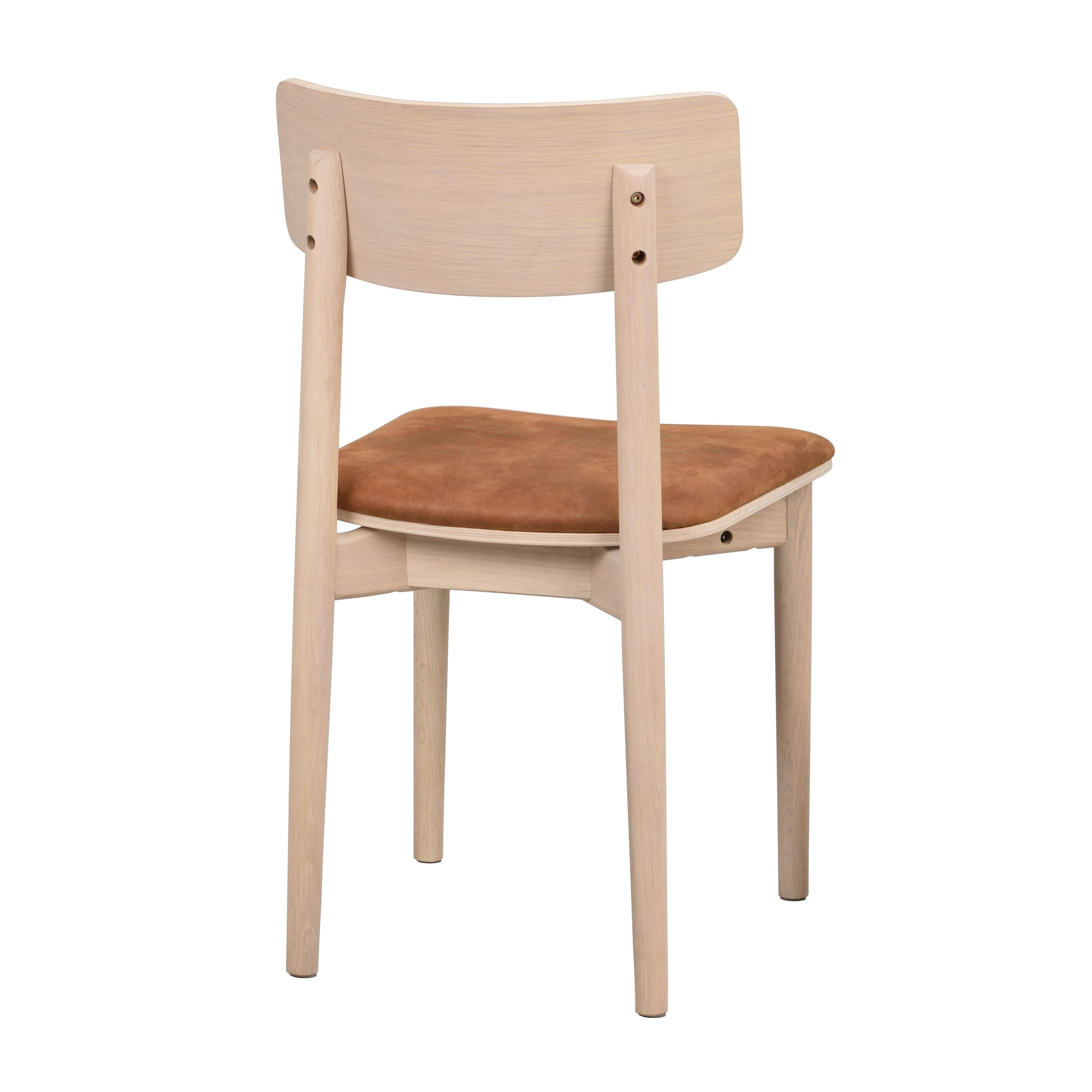 Wolcott Dining Chair White Pigmented Leather