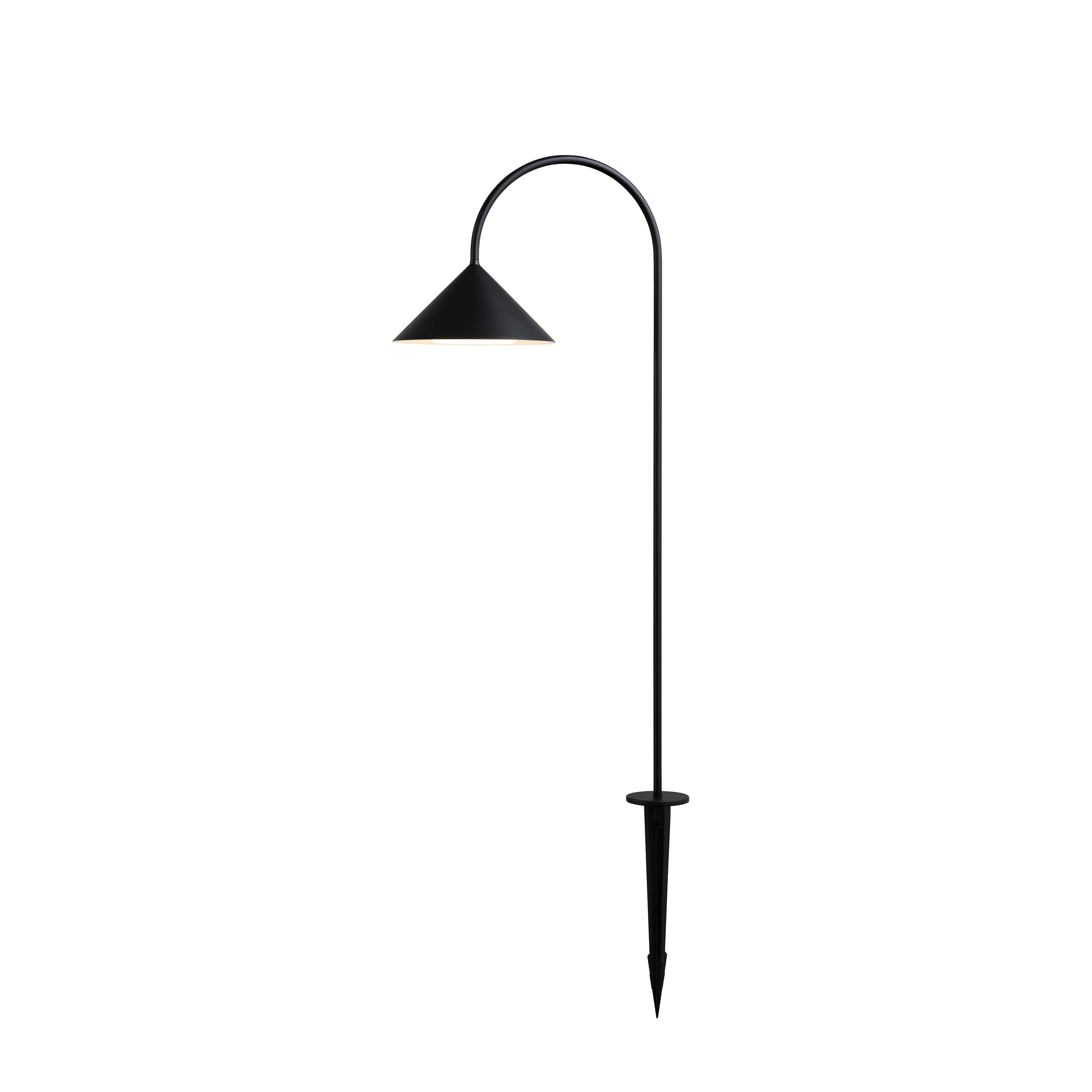 Garden Lamp Matt Black 82cm