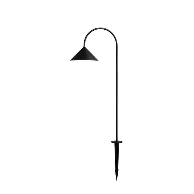 Garden Lamp Matt Black 82cm