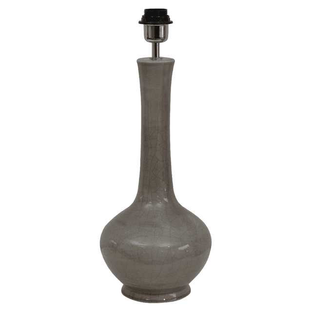 Bella Lamp Base Grey Crack 50cm