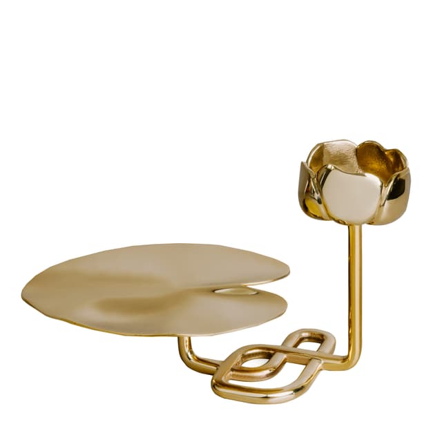 Ninfea No.2 Candle Holder Silver