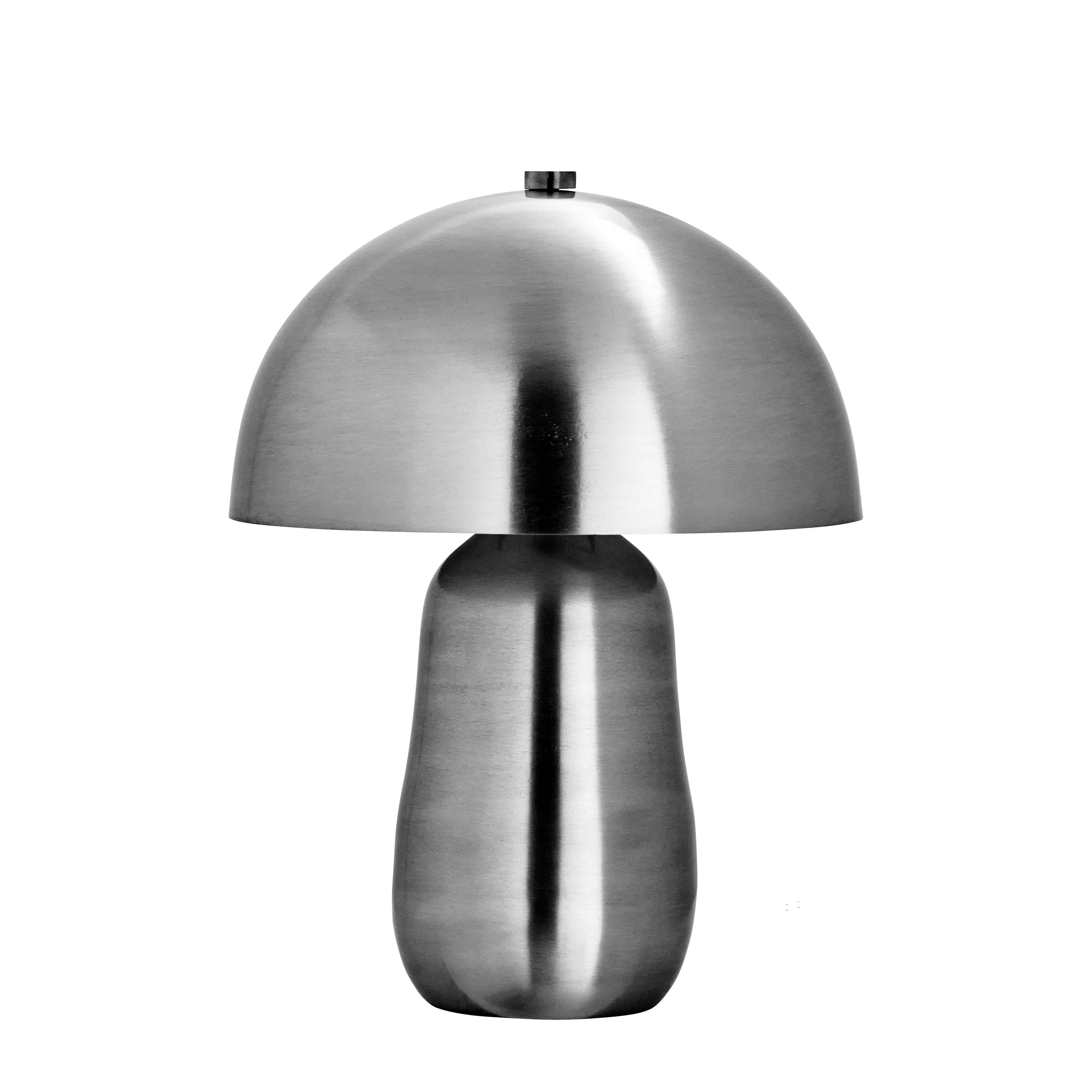 Roomie Table Lamp Brushed Silver Finish