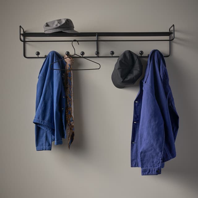Bill Hat Rack Black 102cm