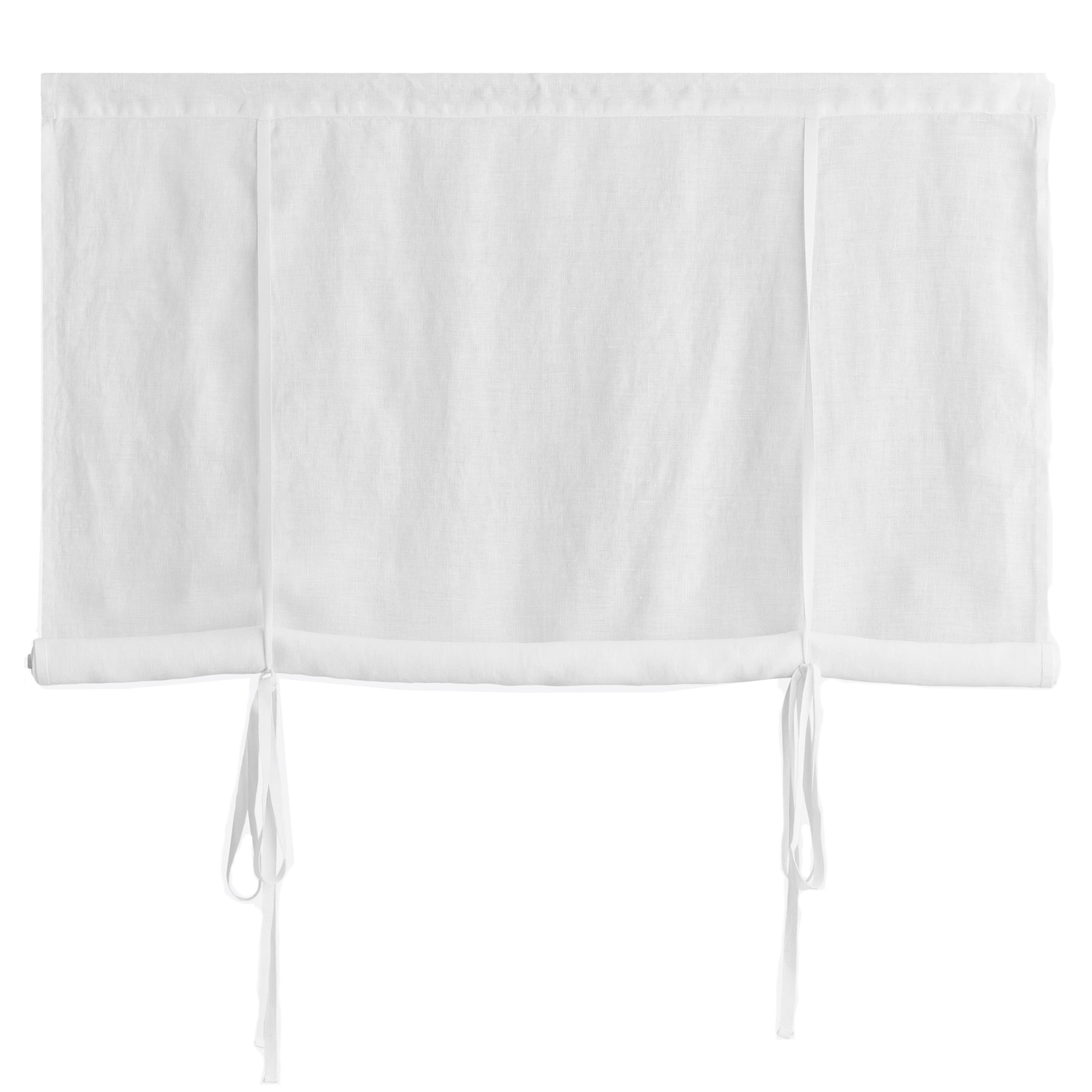 Sunshine Linen White Linen Curtain 100x120 cm