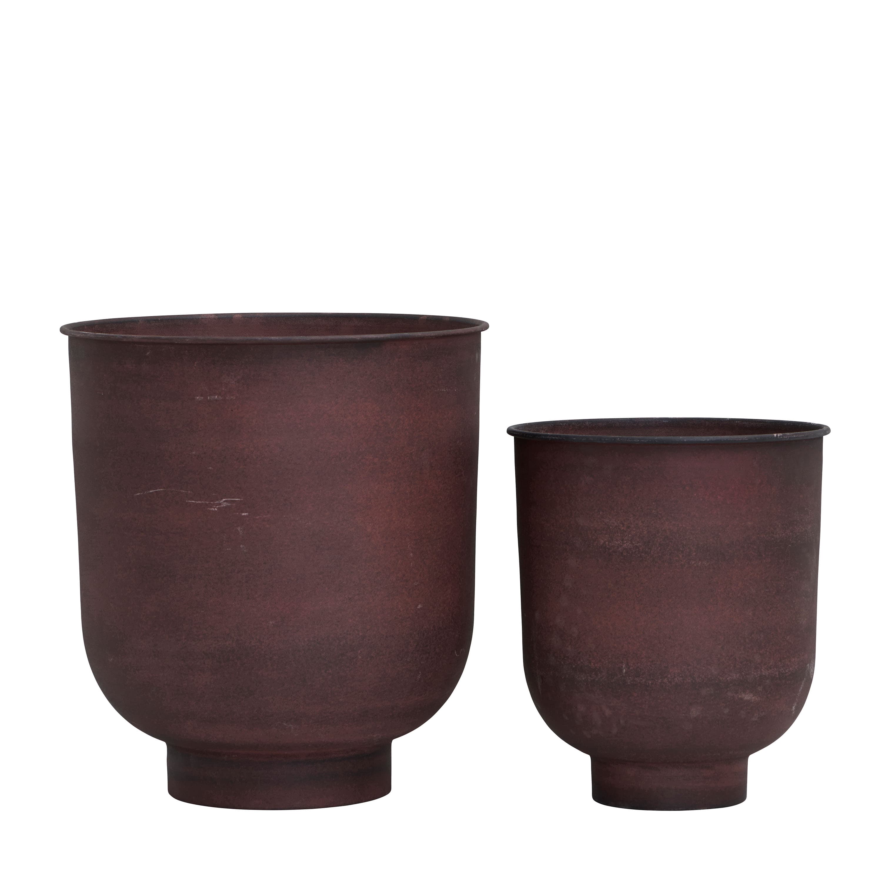 Vig Blumentopf Gebrannte Henna 2er-Set