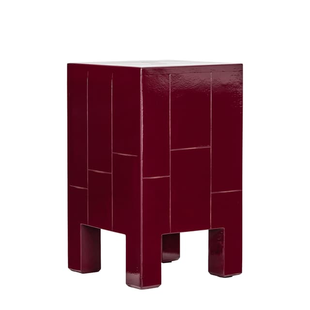 Brick Beistelltisch Rot 30x50
