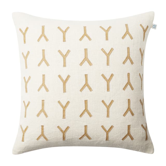 Divan Linen Cushion Cover Khaki 50x50