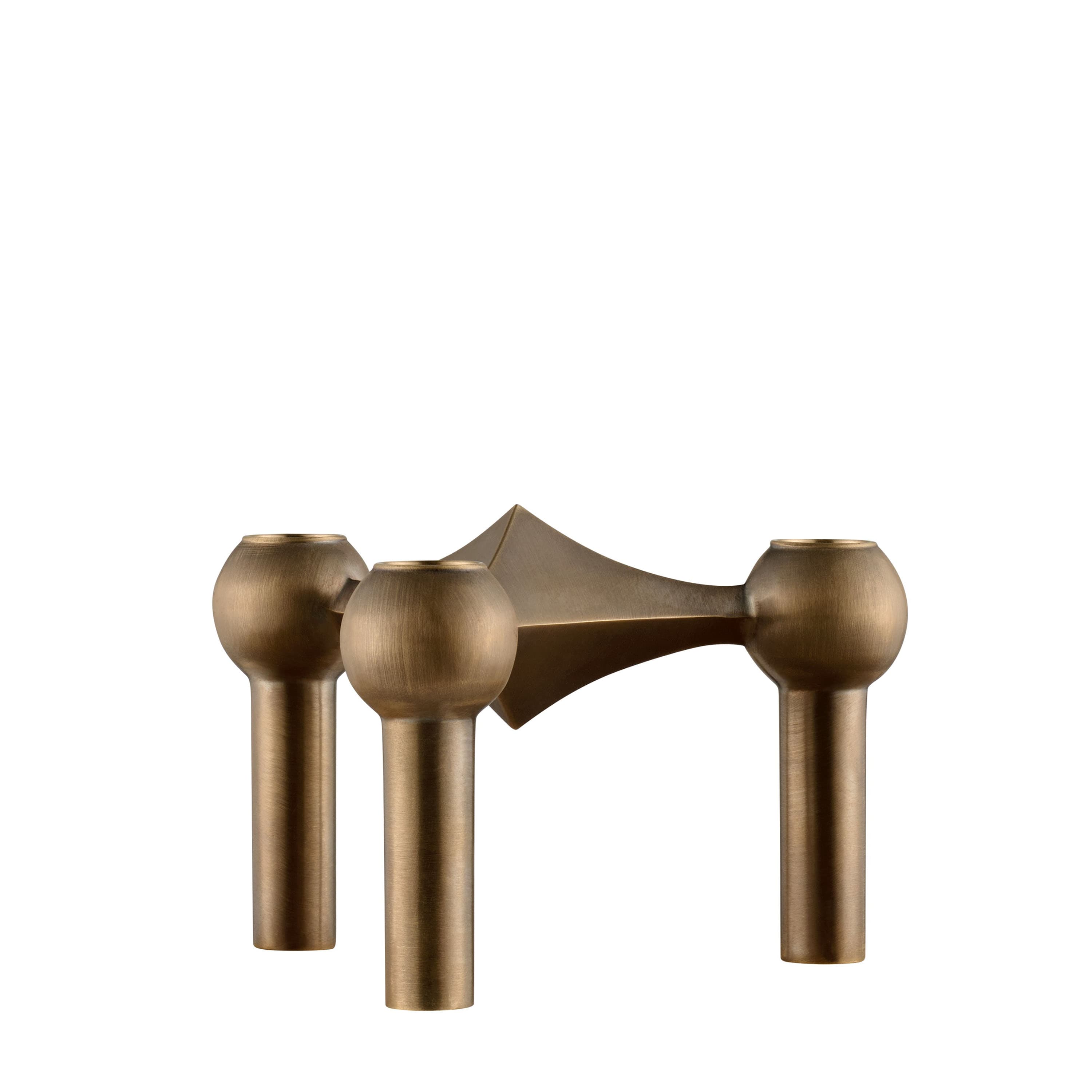 STOFF Nagel Leuchter Bronzed Brass
