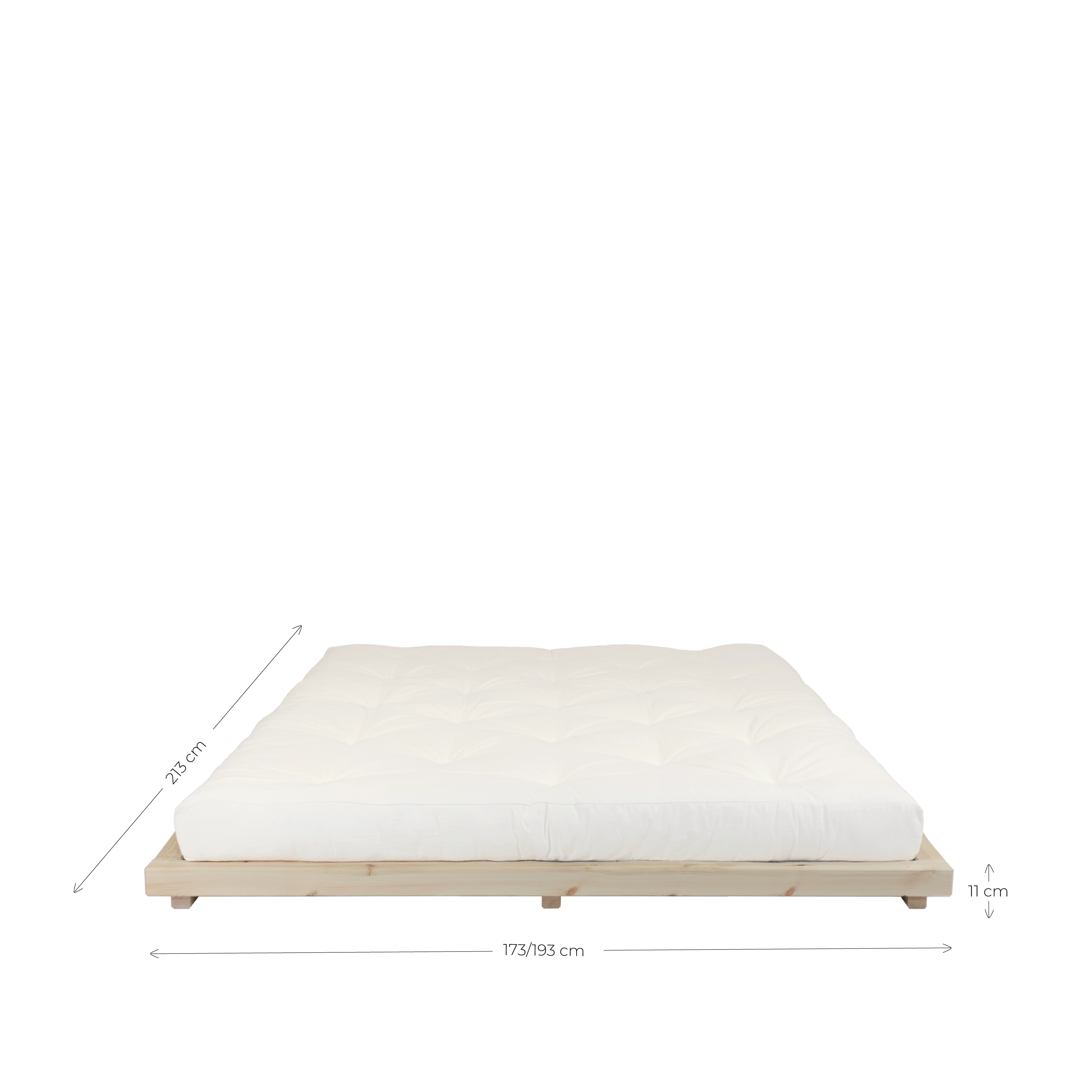Dock Bettgestell Natur 180cm