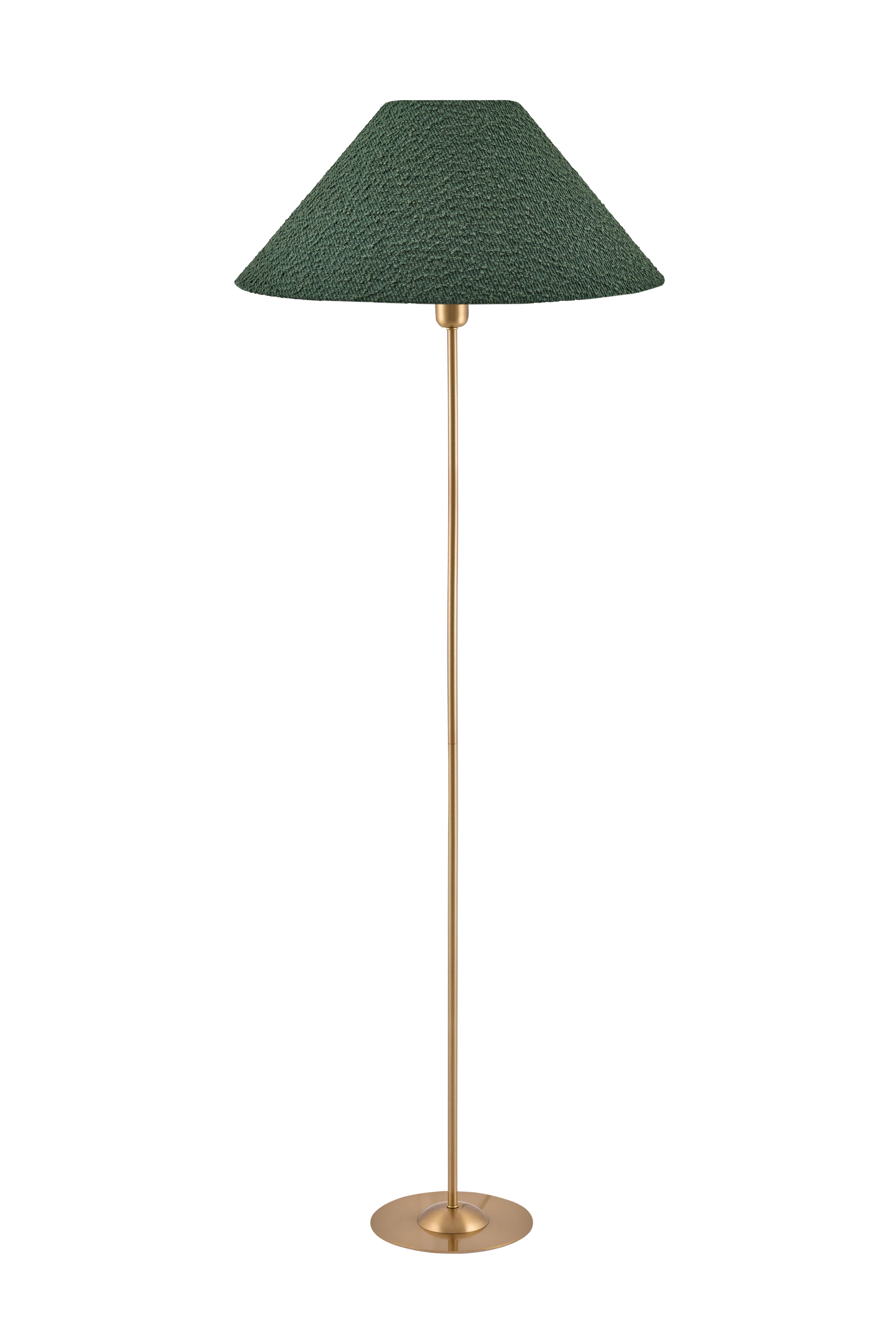 Iris Floor Lamp Base Brushed Brass