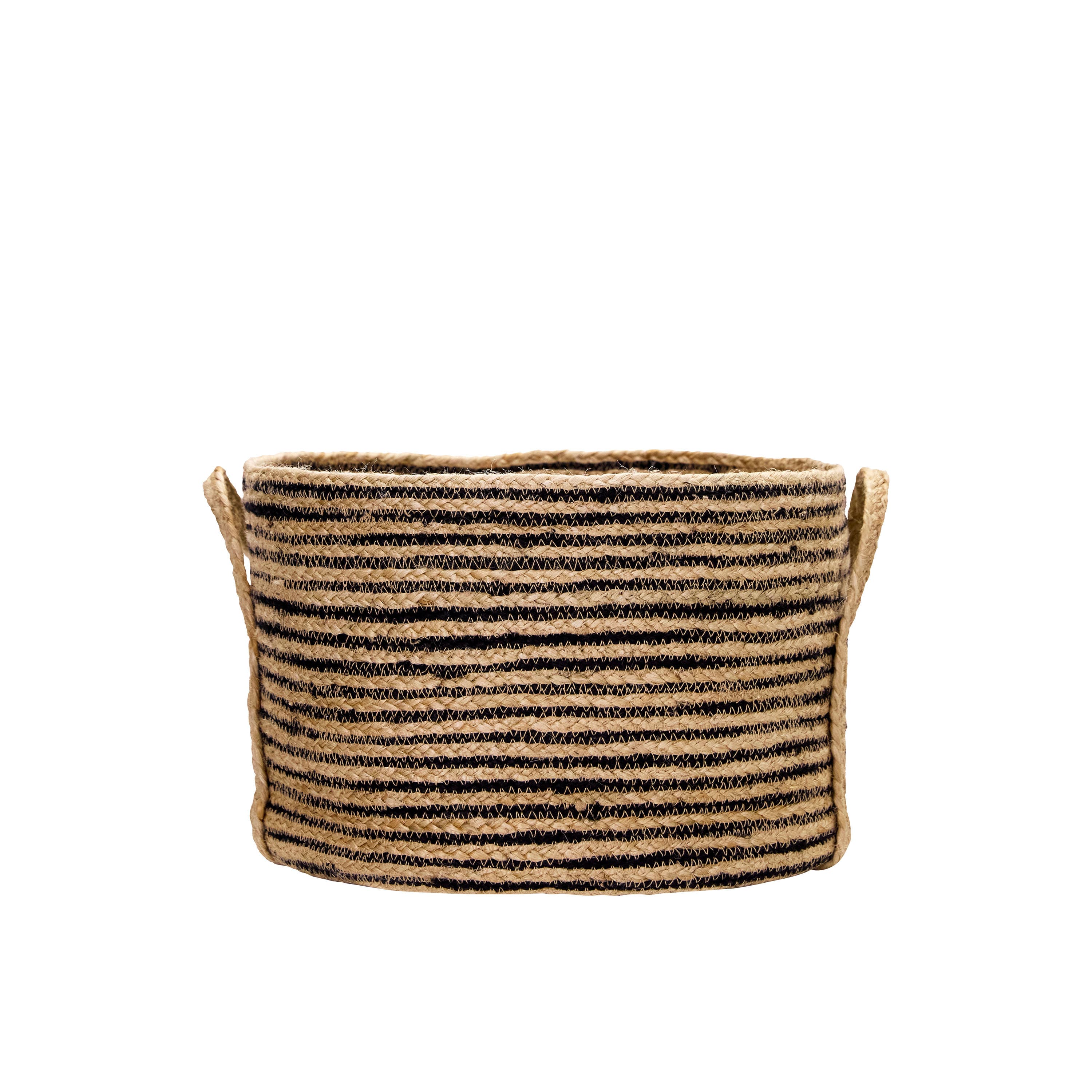 Dungi Basket Low Black/Natural Set of 3