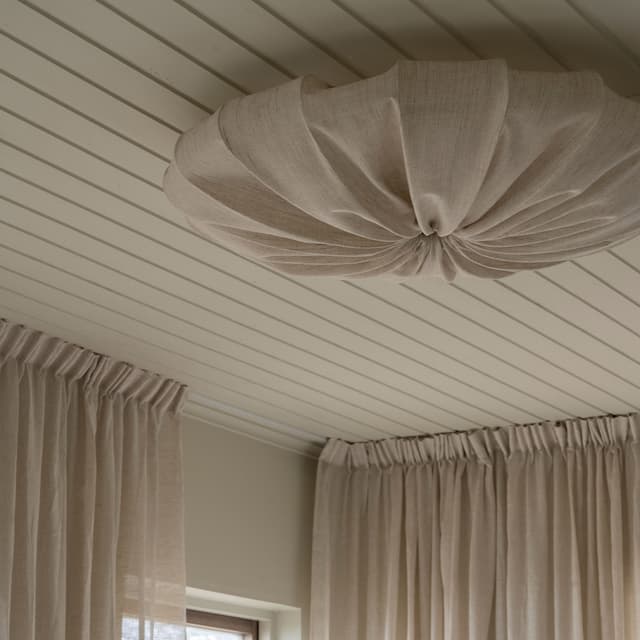 Anna Ceiling Lampshade Linen Natural 80cm