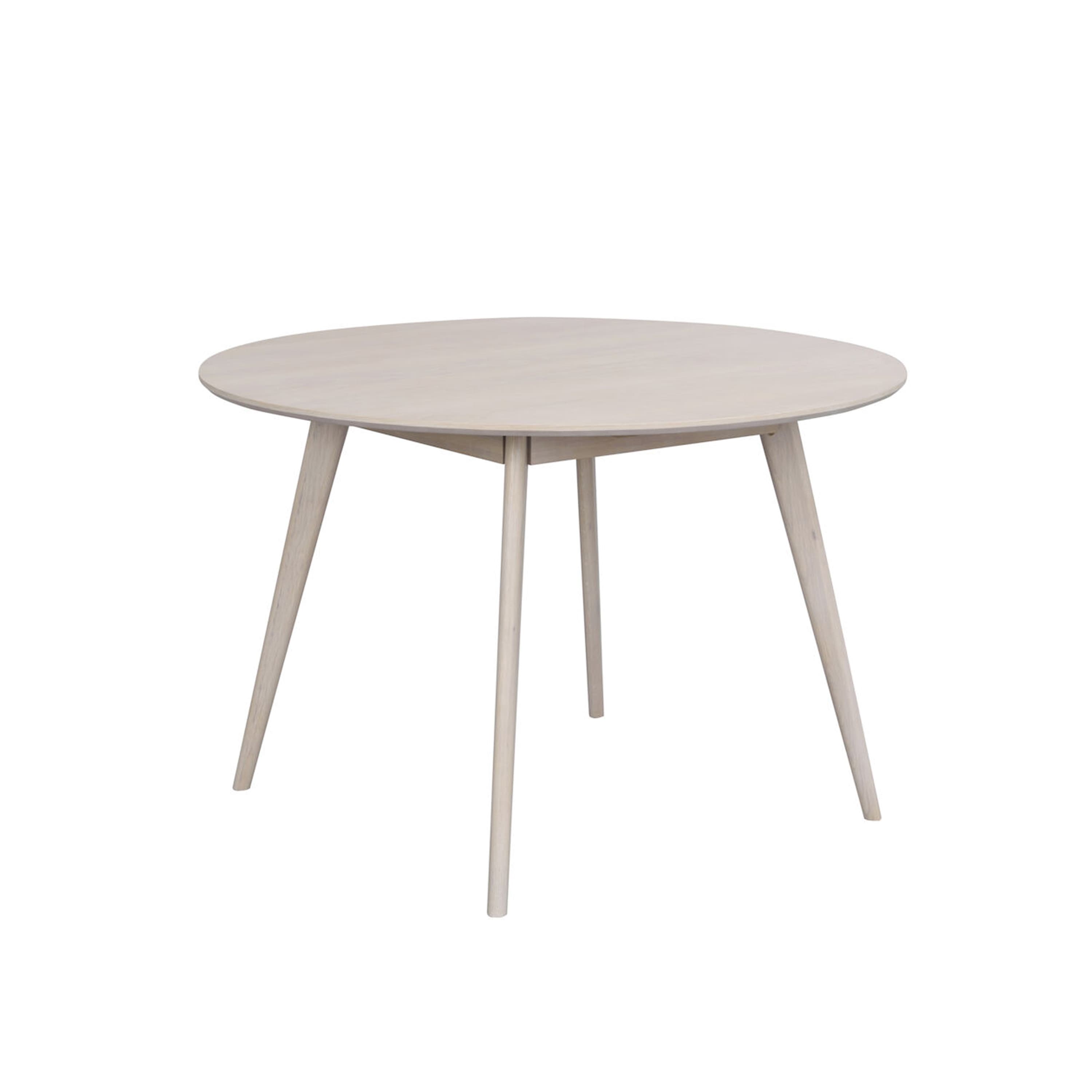 Yumi Dining Table White Washed Ø115