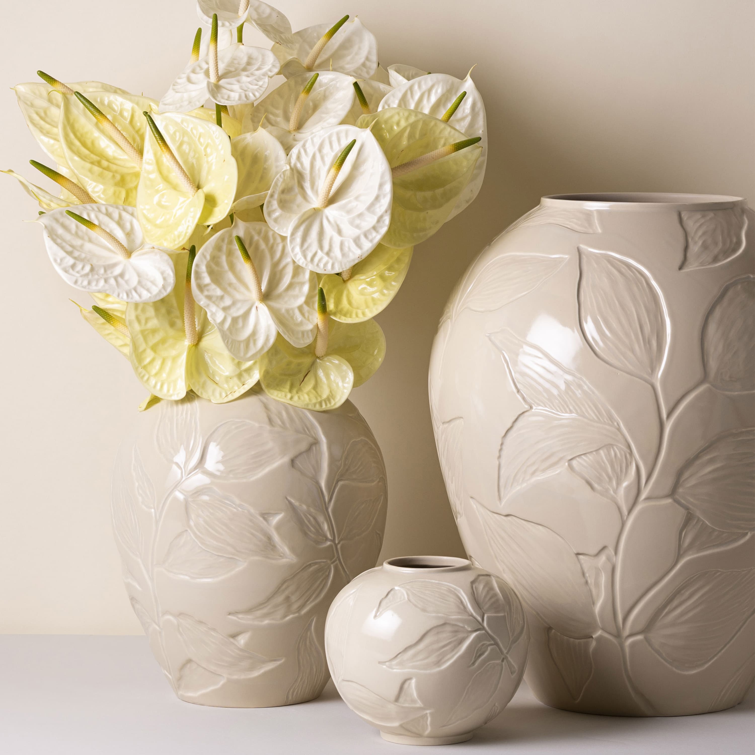Florita Vas Glazed Sandstone 15cm