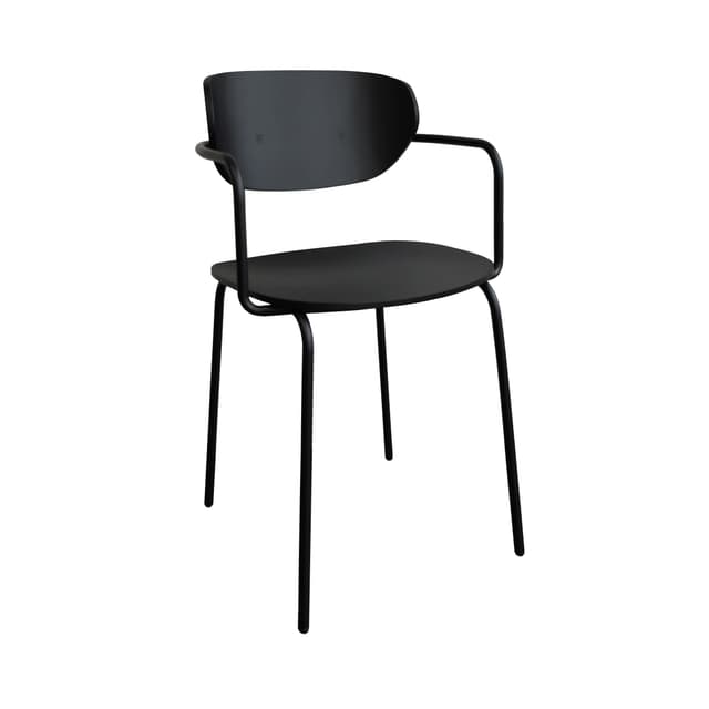 Arch Dining Armchair Black