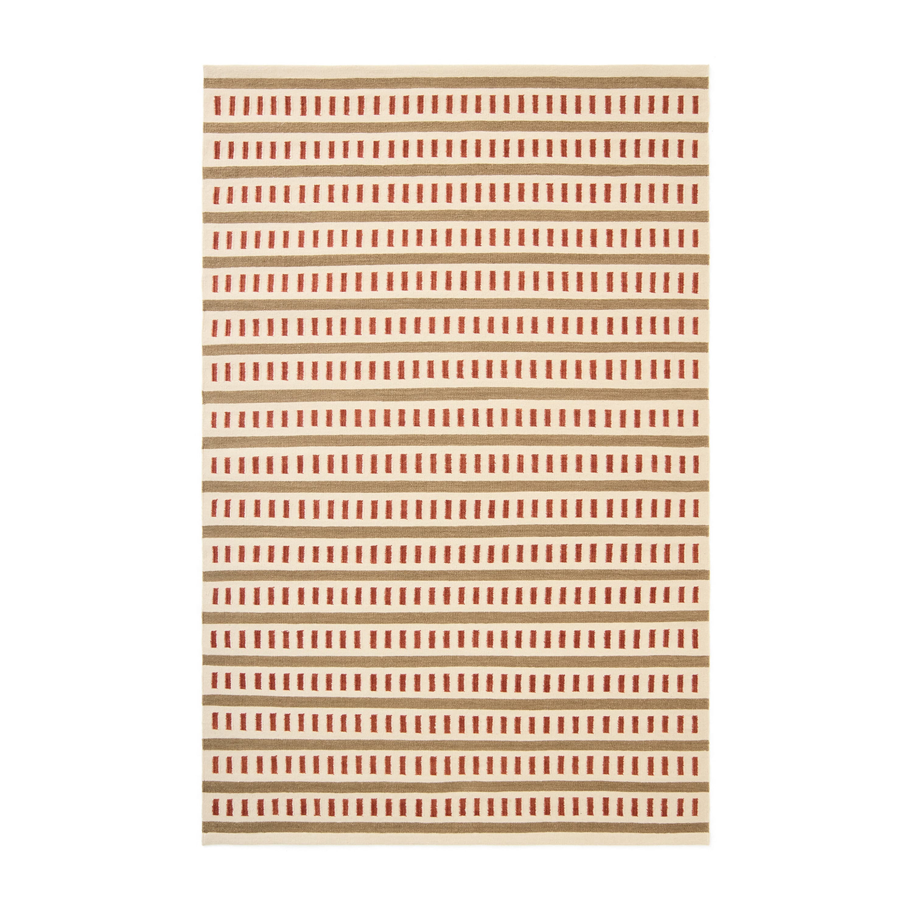 Ladakh Wollteppich Off White/Beige/Rost 230x320 cm