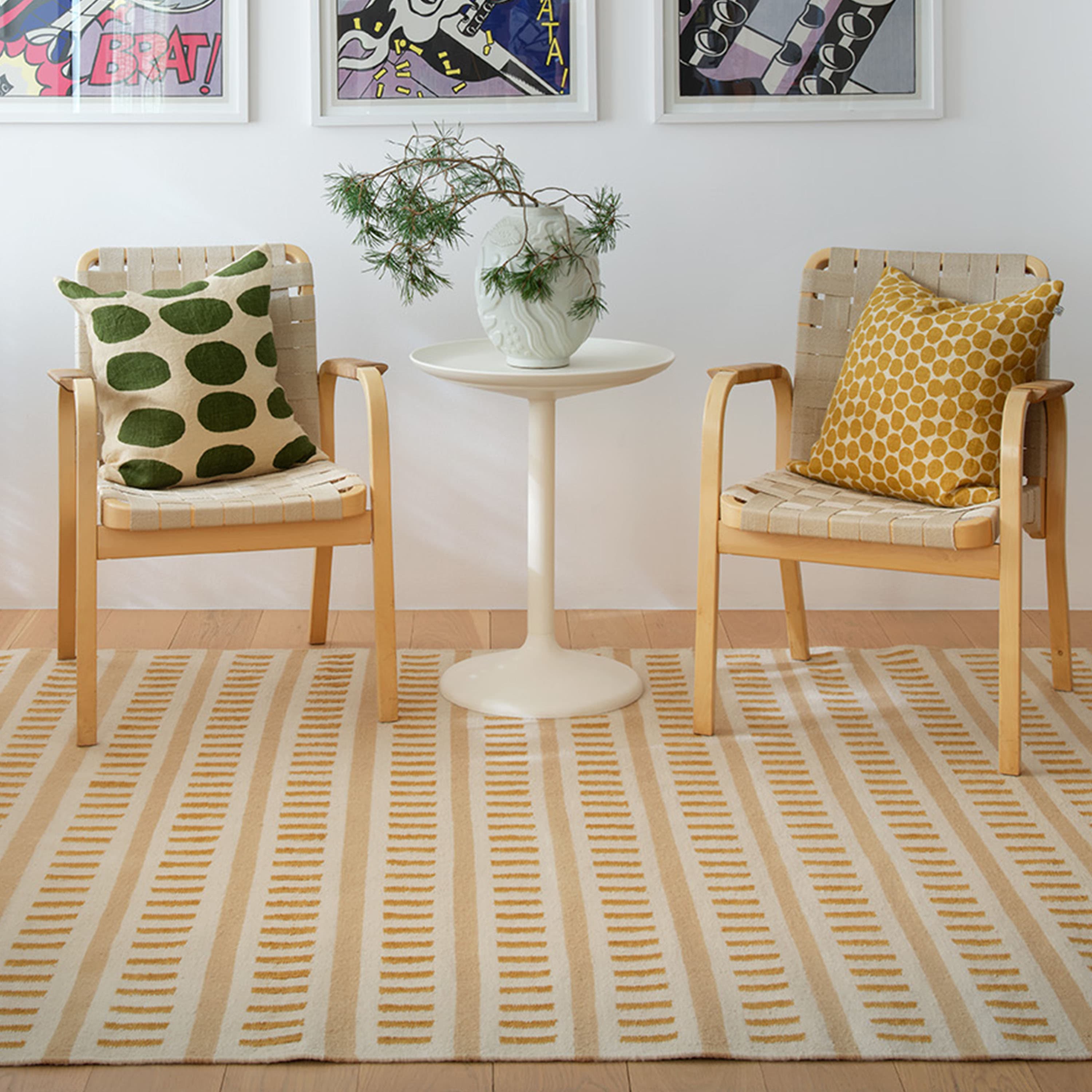 Ladakh Wollteppiche Off White/Beige/Masala Yellow 230x320