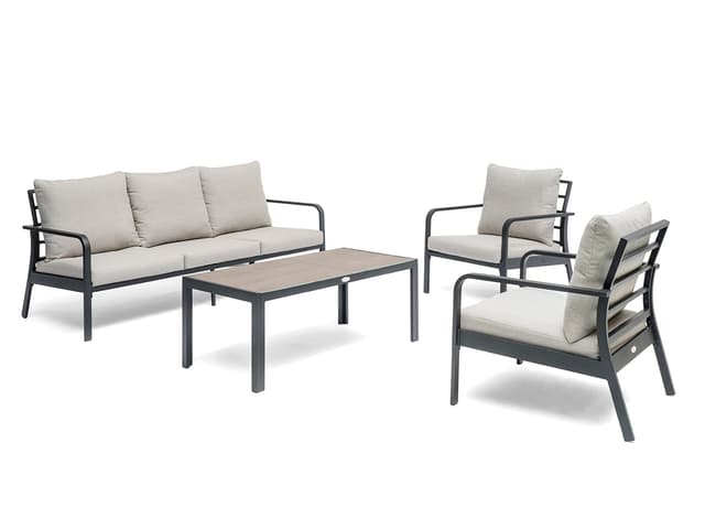 Hånger Sofa Set Black/Greige