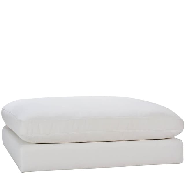 Capri Footstool White 120x115 cm