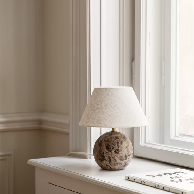 Castello Table Lamp Brown 24cm