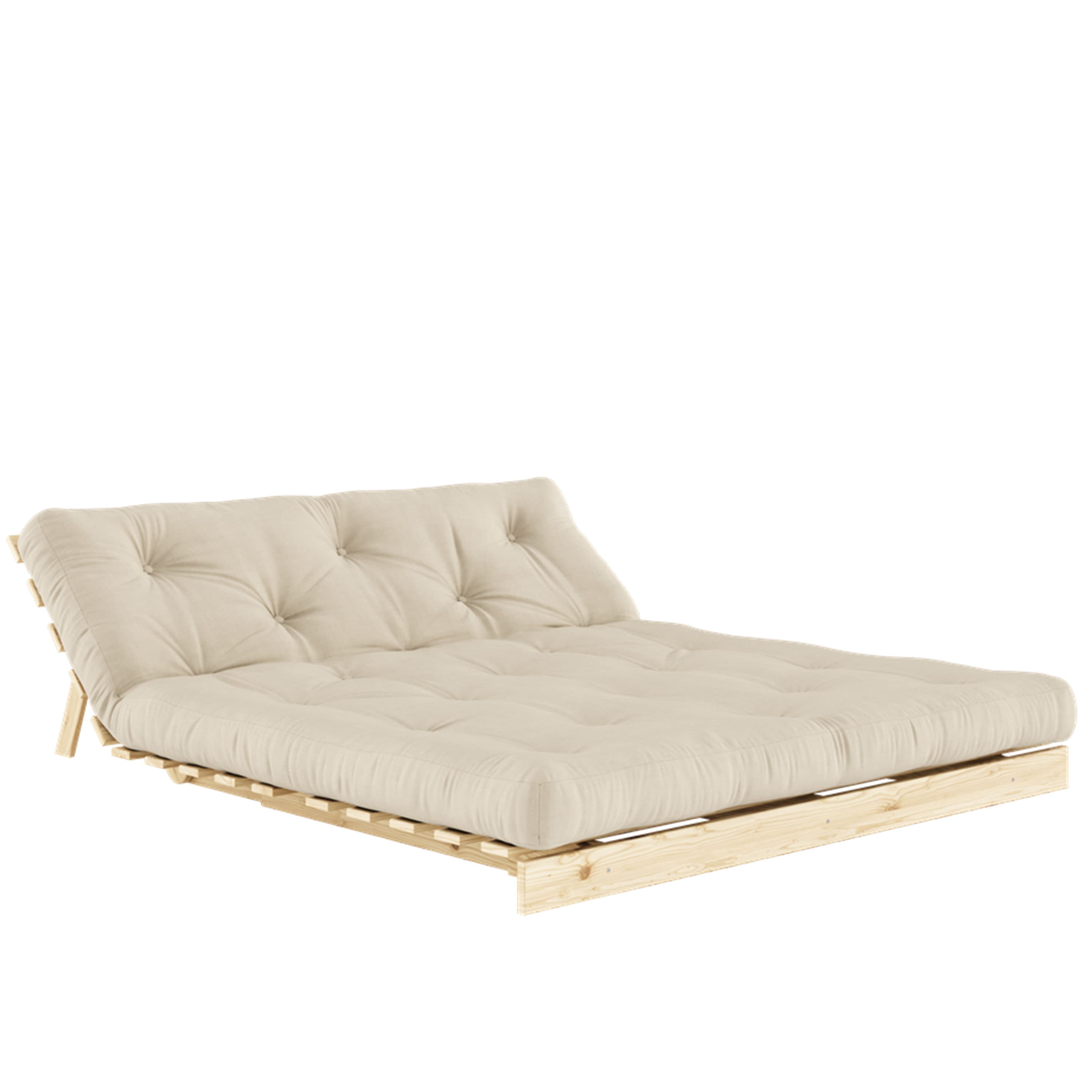 Roots Schlafsofa Natur/Beige 160cm