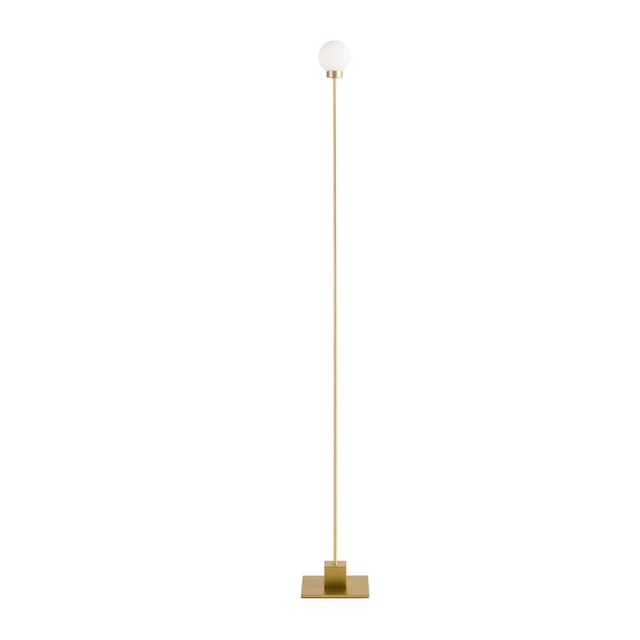 Snowball Floor Lamp Brass