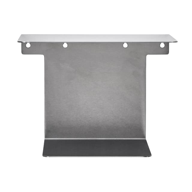 Book Wall Shelf Brushed Silver Finish