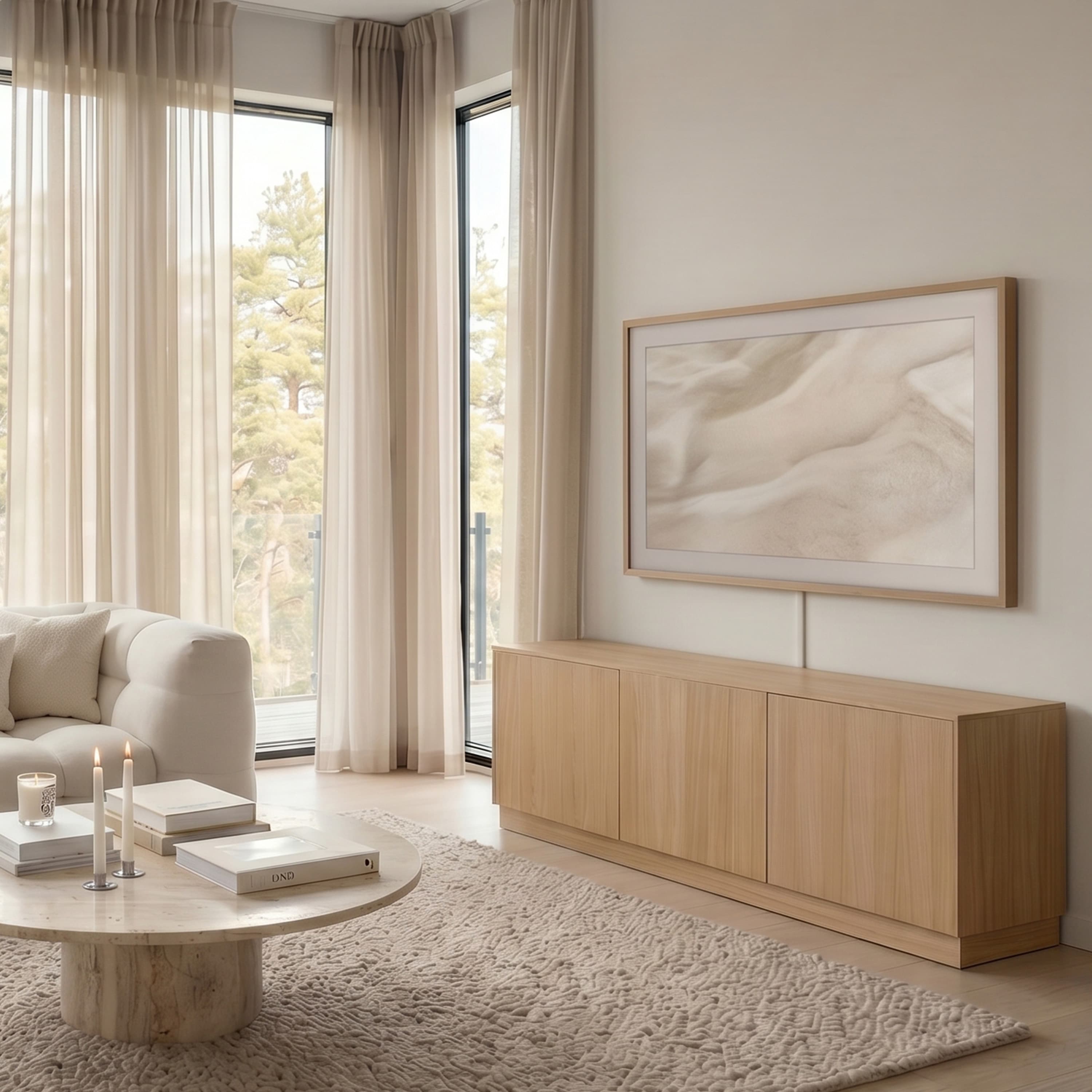 Esme TV Stand Oiled Oak 178cm