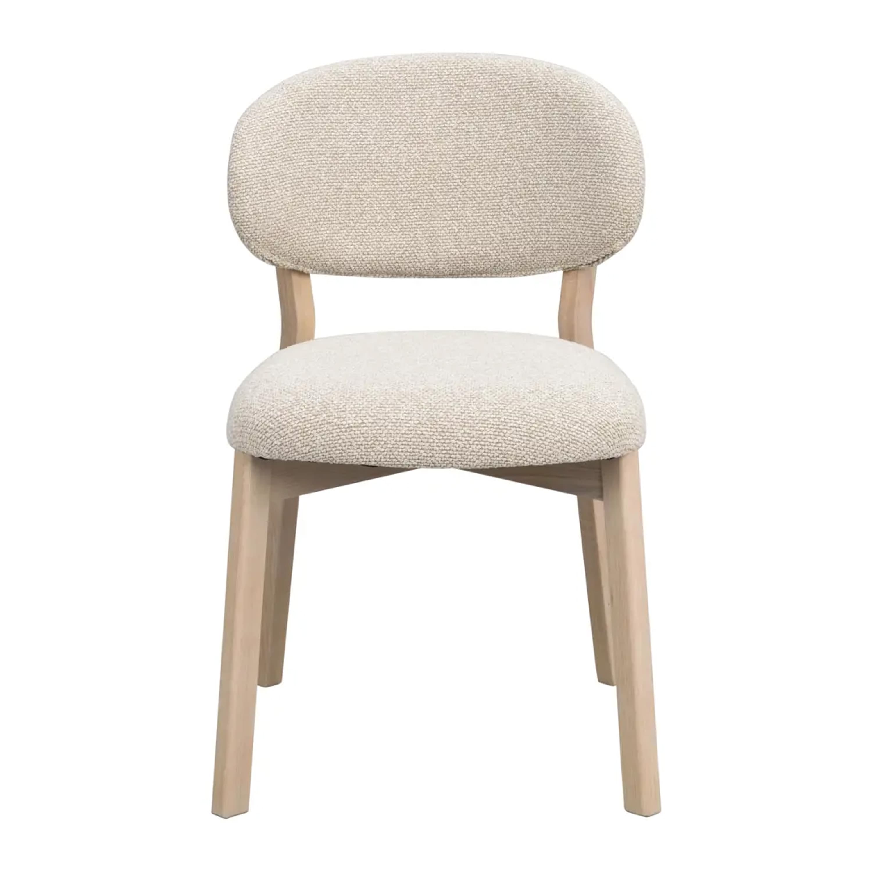 Patterson Matstol Beige/Vitpigmenterad Ek