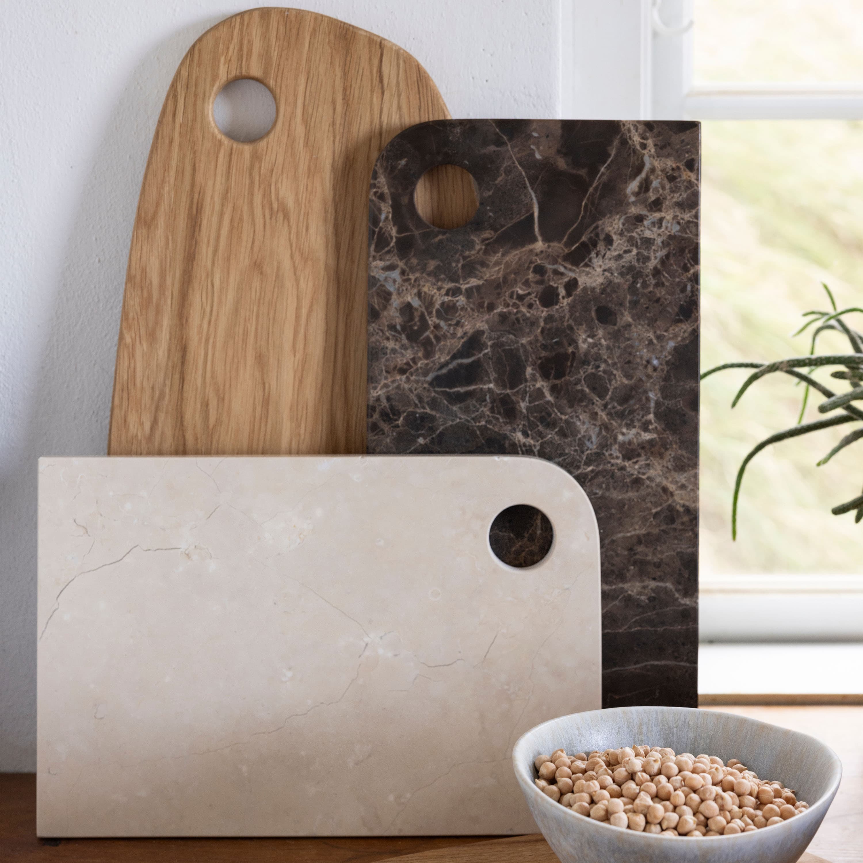 Marble Tablett Sand Mittel