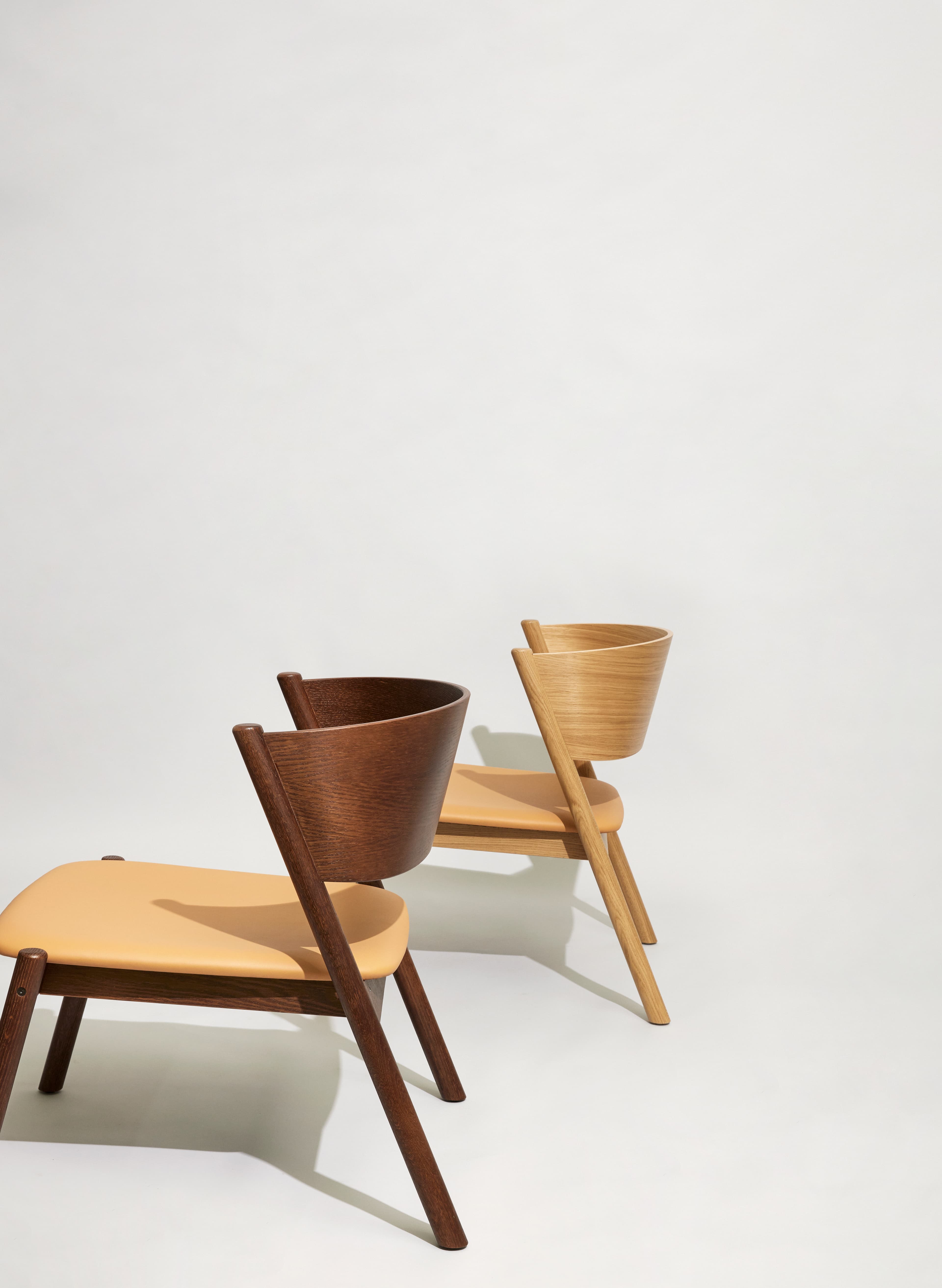 Oblique Lounge Chair Natural
