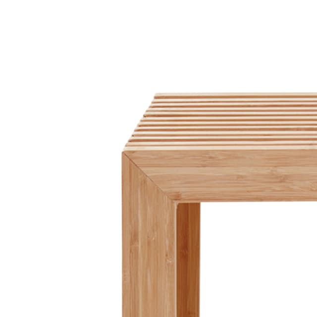 Rib Bamboo Bench 104cm