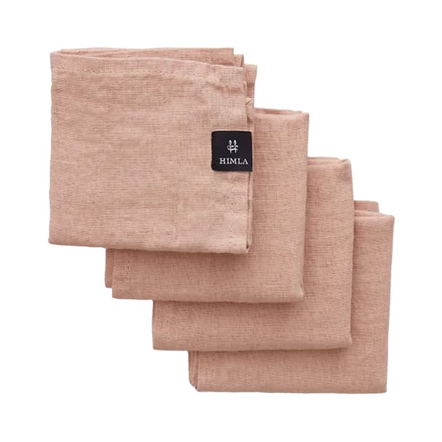 Sunshine Leinen-Serviette Nude 4er-Pack