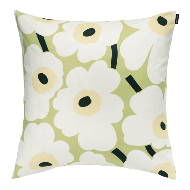 Pieni Unikko Kissenbezug Birne/Off-Weiß/Melon 50x50
