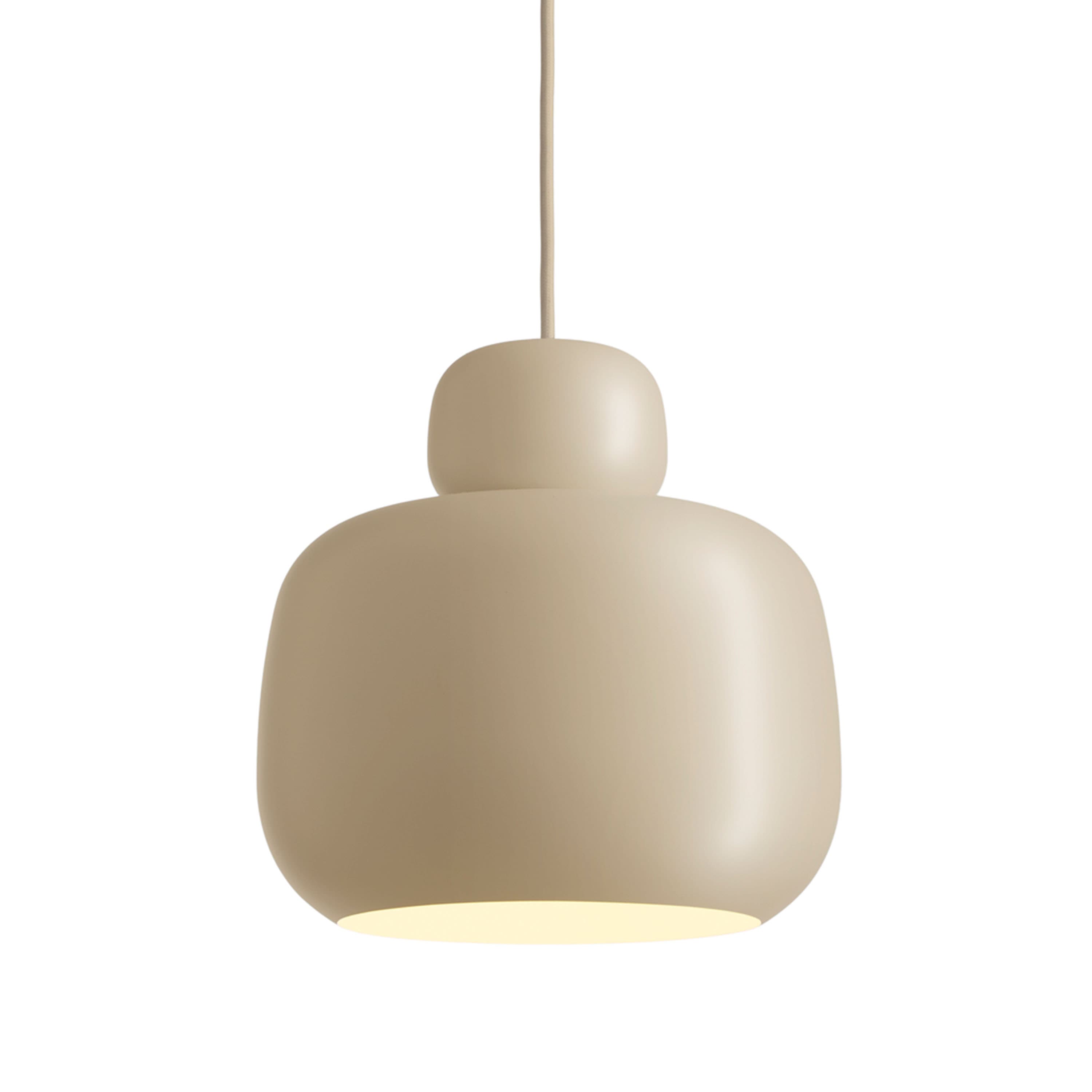Stone Pendelleuchte Beige Large