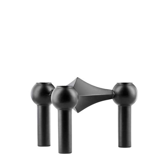 STOFF Nail Candle Holder Black