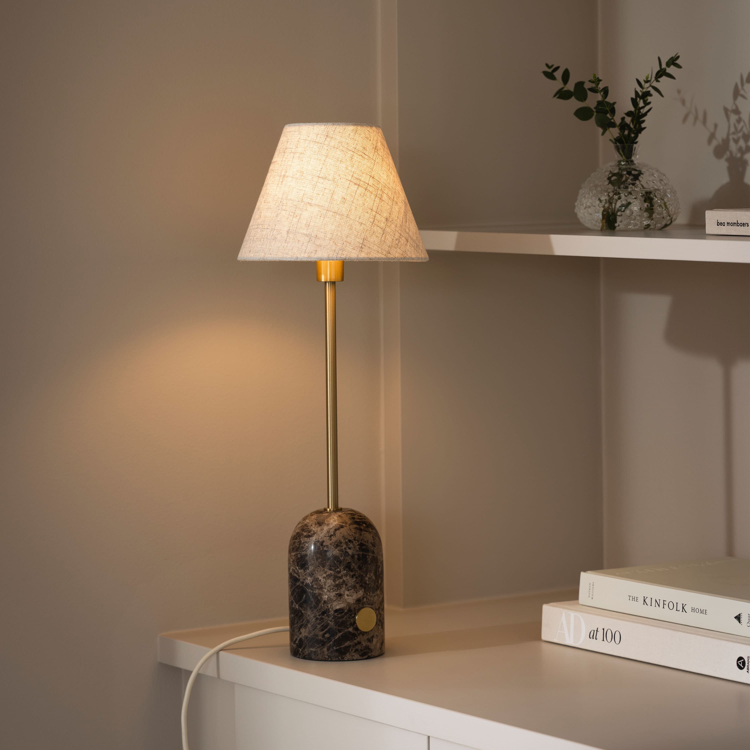 Gino Tischlampe Braun 20