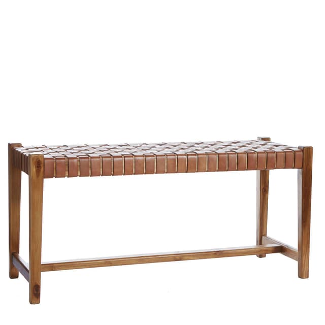 Porto Bank Cognac 118cm
