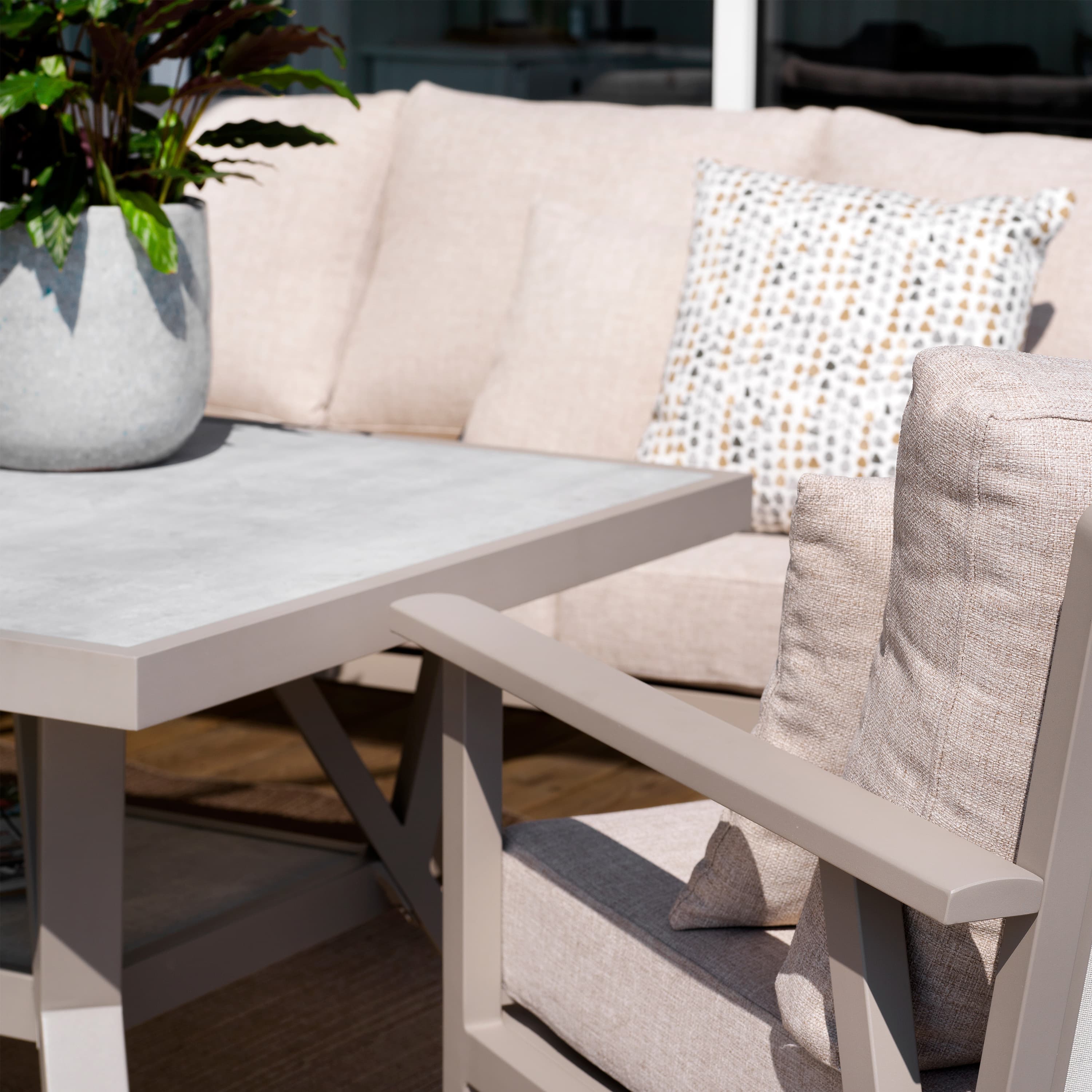 Samvaro 3-sits Soffa Khaki/Sand