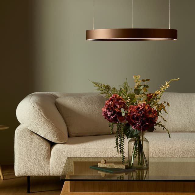 Velora Deckenleuchte Caramel Brown Large